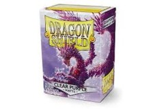 Dragon Shield Box of 100 - Clear Purple Matte